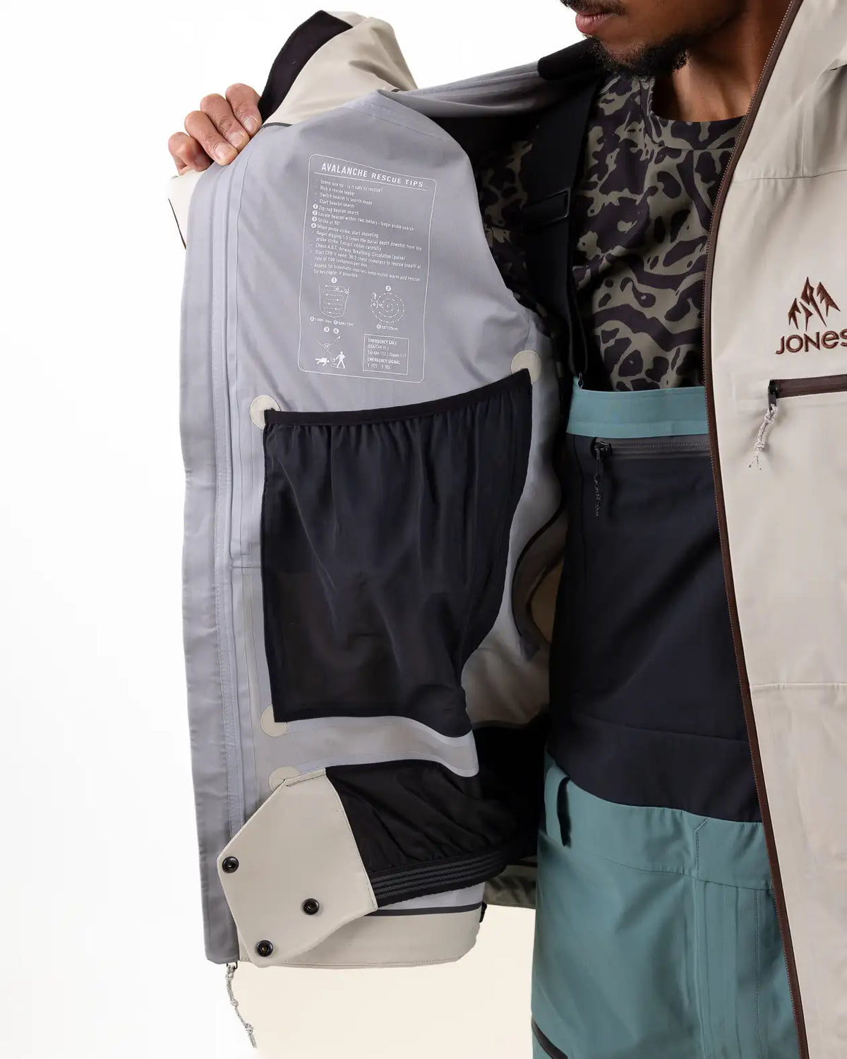 Men's Shralpinist Stretch Recycled 3L Jacket | Jones Men's Shralpinist Stretch Recycled 3L Jacket Jones Snowboards High Performance
